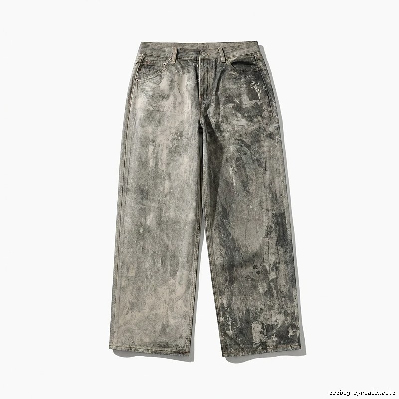 Acne Studios distressed grey jeans
