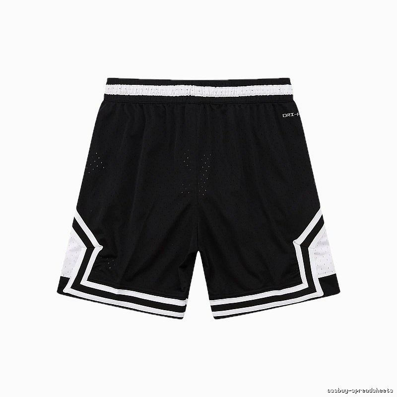 AJ Sporty Black and White Shorts