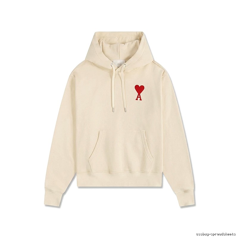 AMI Love Pattern Beige Sweatshirt