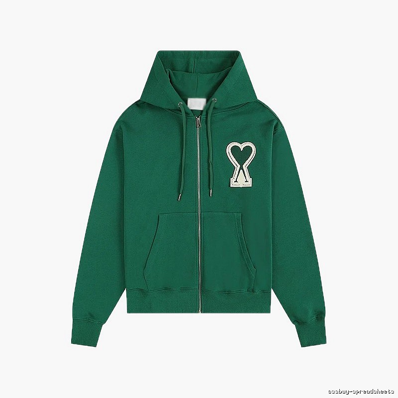 AMI Love Series Green Hoodie