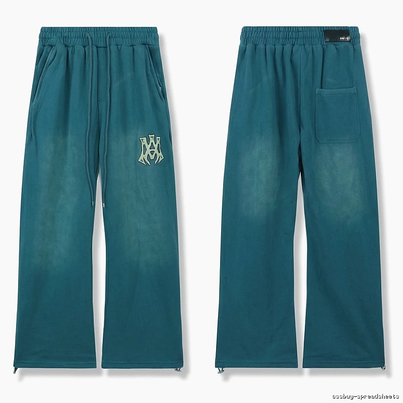 AMIRI retro-style dark green trousers