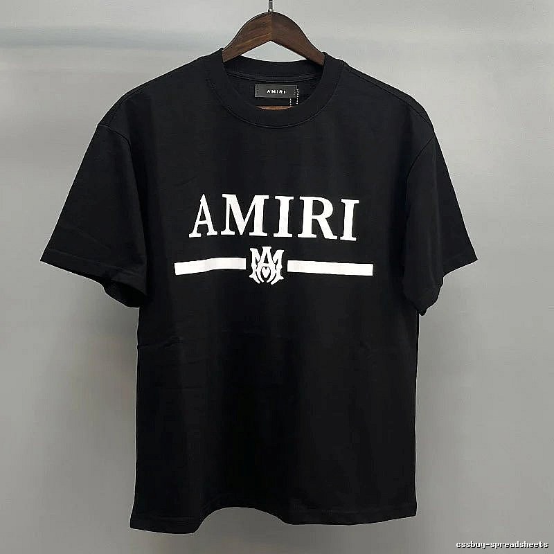 Amiri White Black Records Graphic T-Shirt Signature Detail