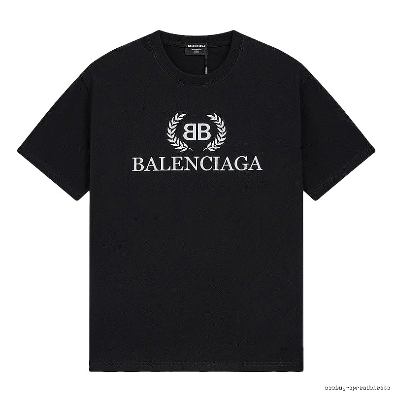 Balenciaga Classic Style Black T-shirt