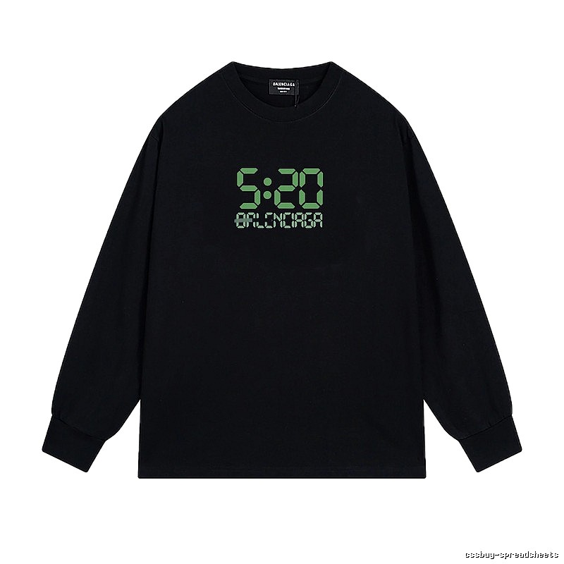Balenciaga digital style black sweatshirt