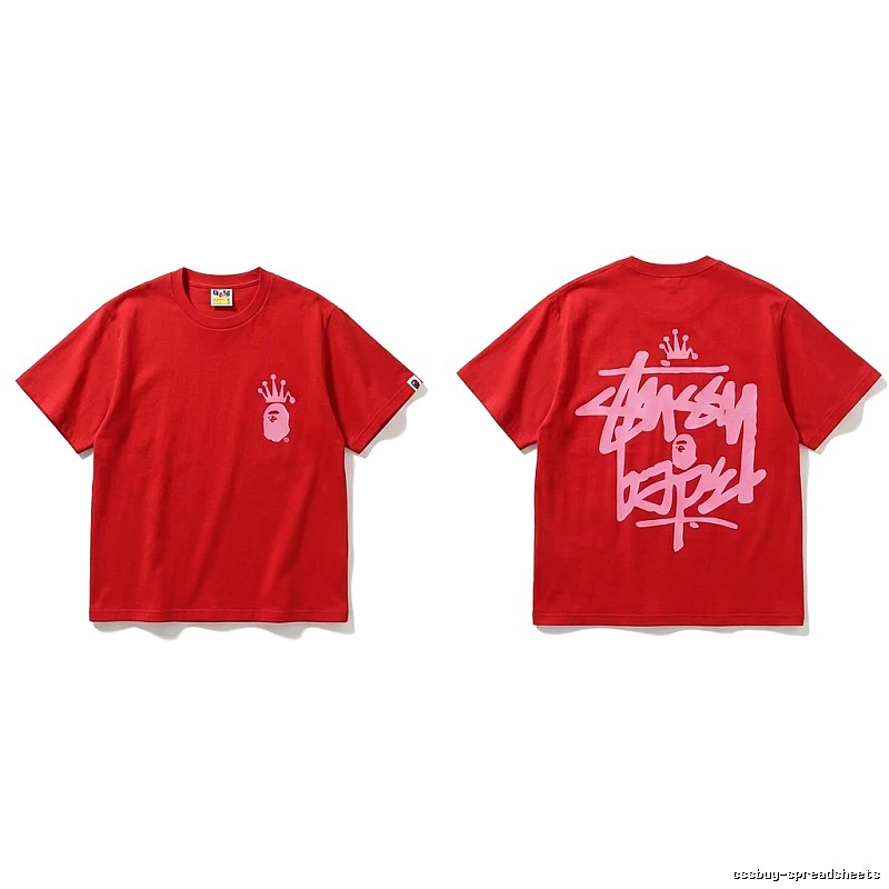 Bape Crown Graffiti Style T-shirt