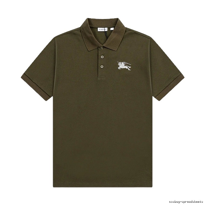 Burberry's retro-style polo shirt with the knight logo