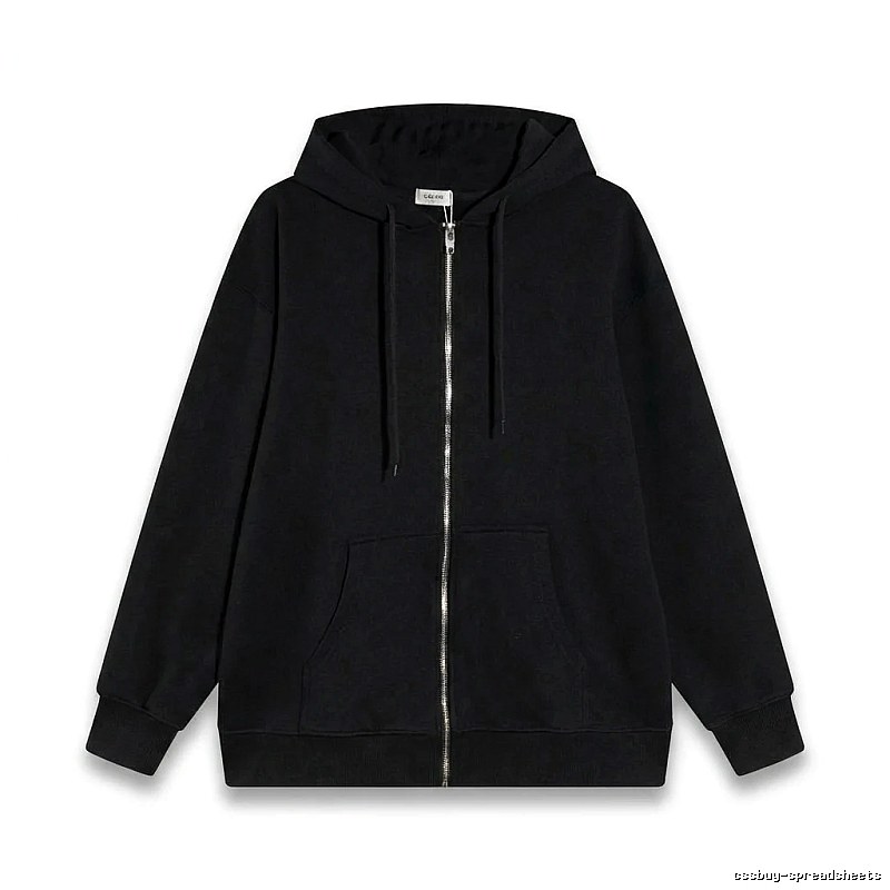 CELINE basic simple black sweatshirt