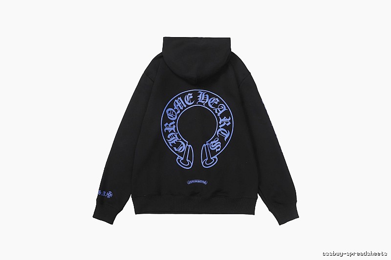 Chrome Hearts 2088-97 Black Cross Graphic Hoodie Downtown Style