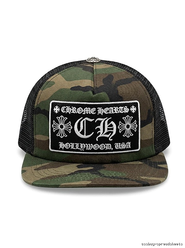 Chrome Hearts camouflage baseball cap