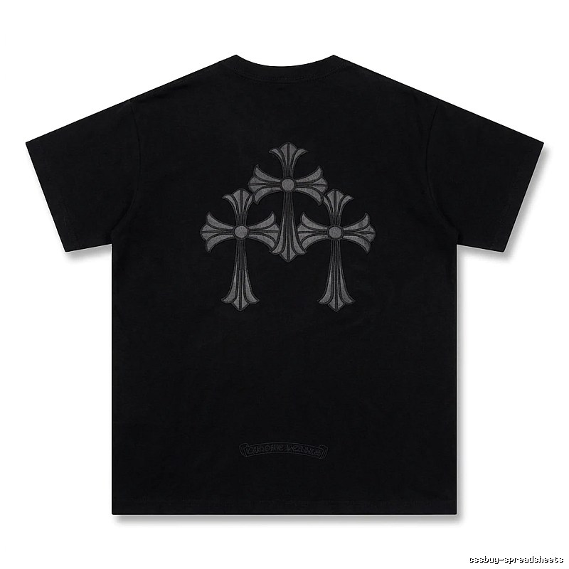 Chrome Hearts Cross Print Black T-shirt