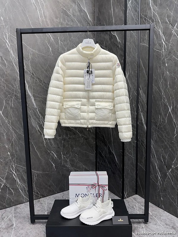 City Walks Dior Hooded Puffer Jacket with White Finish