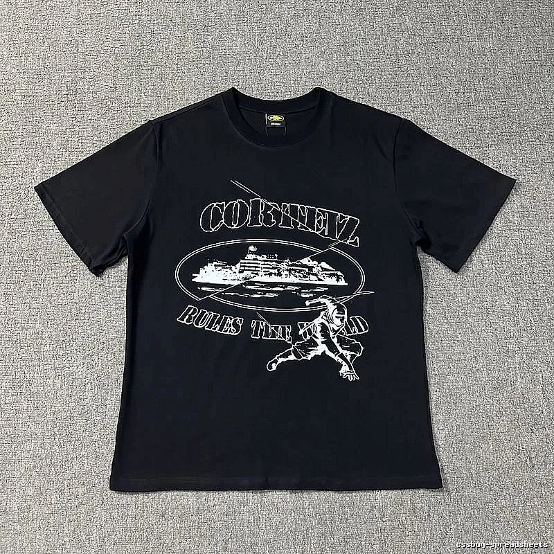 Corteiz Lightweight Logo T-shirt Black Corteiz for Trend Styling