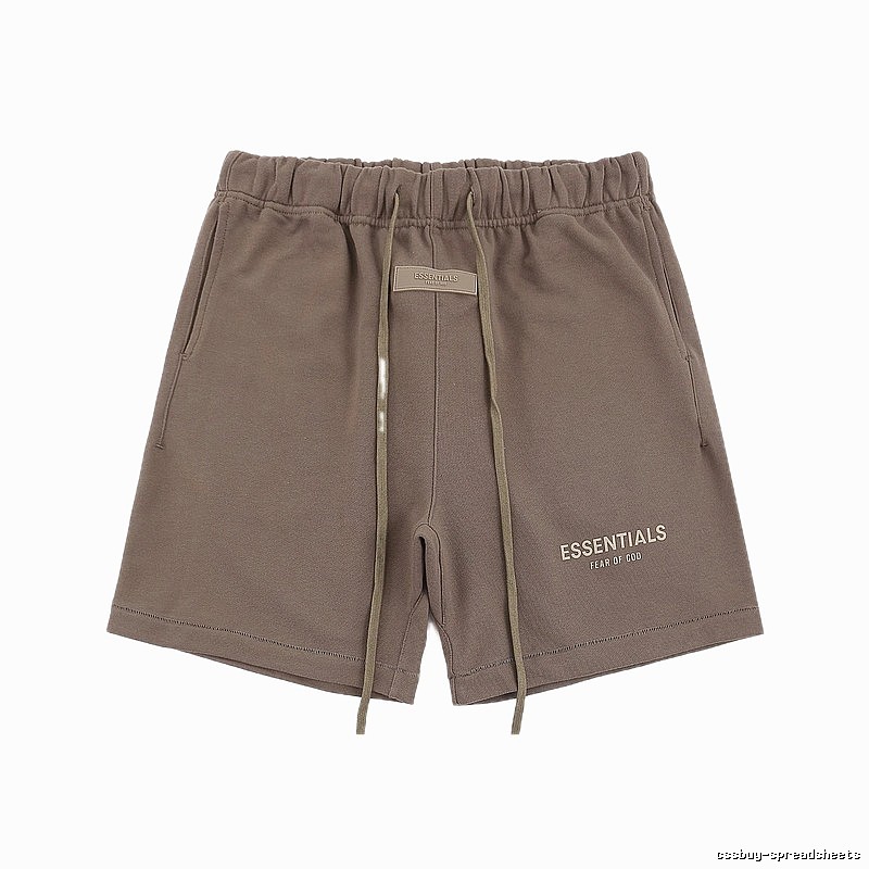 ESSENTIALS Basic Khaki Shorts