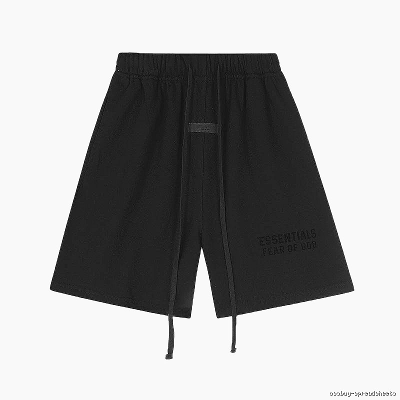 ESSENTIALS minimalist style black shorts