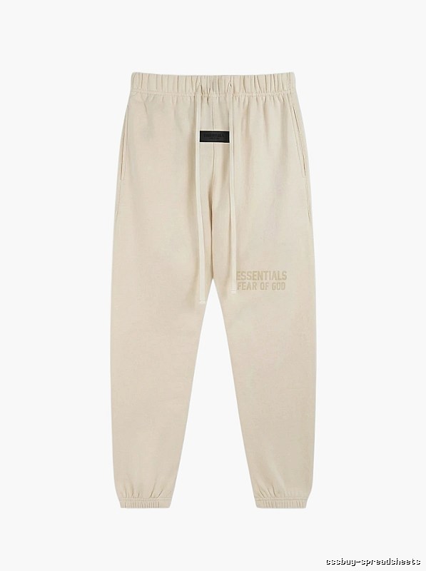 ESSENTIALS minimalist style off-white sweatpants