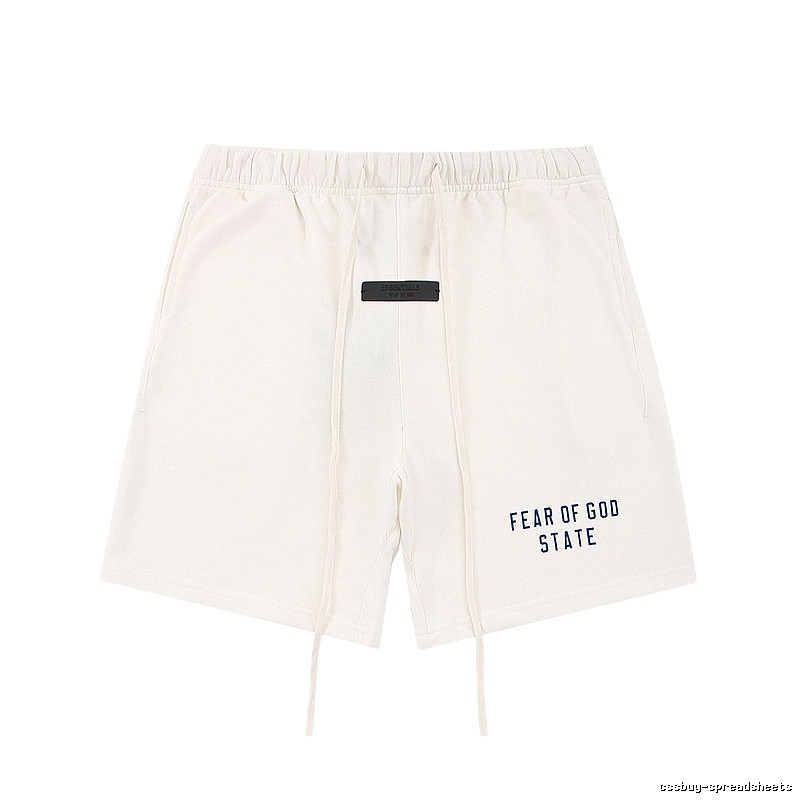 ESSENTIALS minimalist style white shorts
