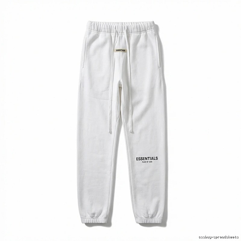 ESSENTIALS Simple Style White Sweatpants