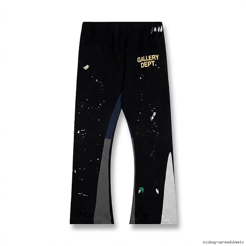 Gallery Dept Graffiti Style Black Trousers
