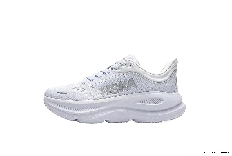 HOKA trendy brand white sports shoes