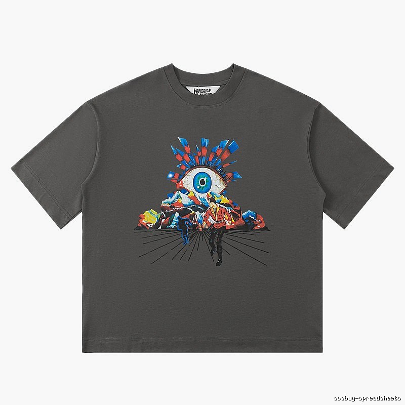 House of Errors Grotesque Style Gray T-shirt