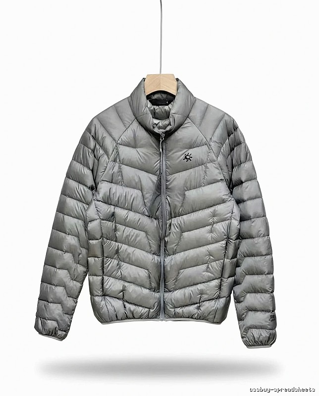 KAILAS Outdoor Style Silver Gray Down Jacket