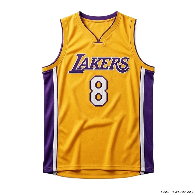 Kobe Lakers retro yellow jersey
