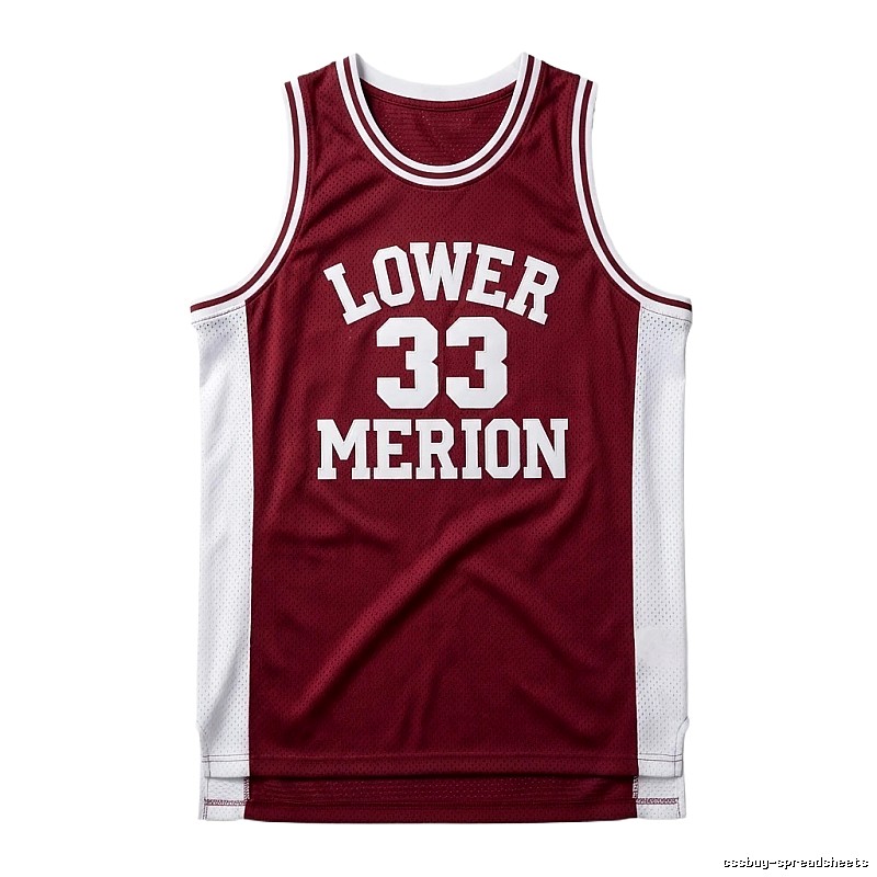 Kobe retro-style burgundy jersey