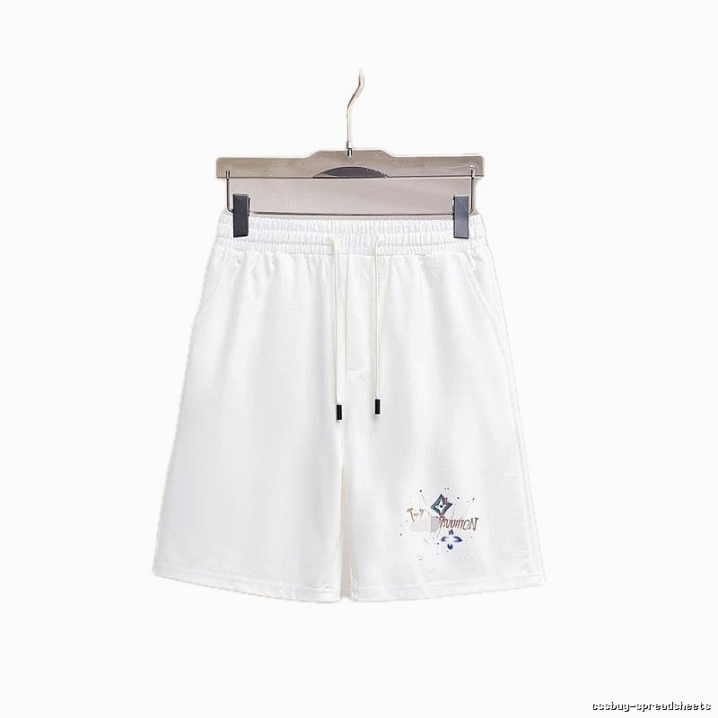 Louis Vuitton Printed Casual Style White Shorts
