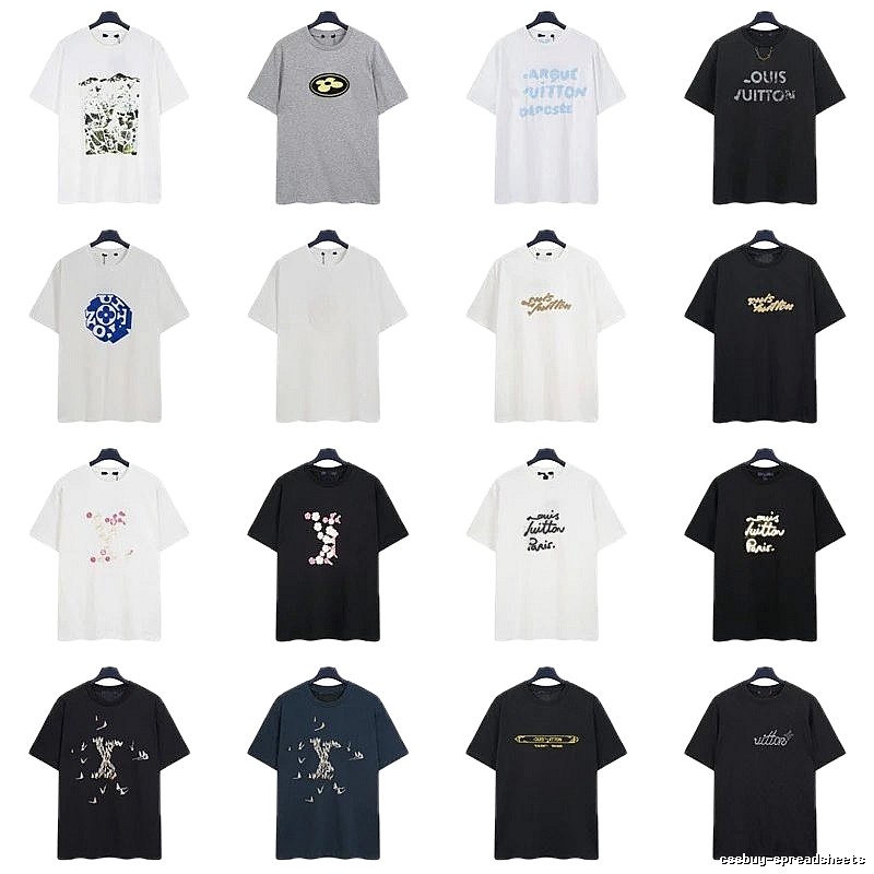 Louis Vuitton Printed Trendy Multi-color Short-sleeve T-shirt