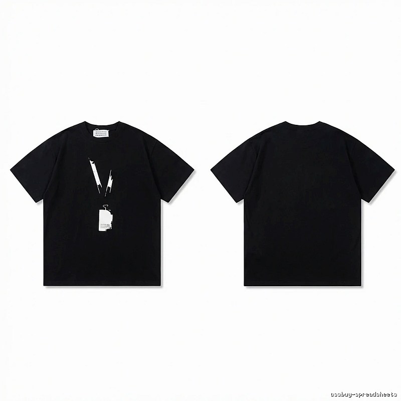 Maison Margiela minimalist black T-shirt