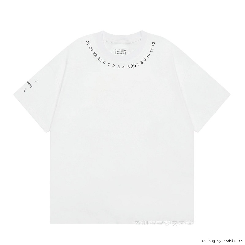 Maison Margiela MM6 High Street Style White T-Shirt