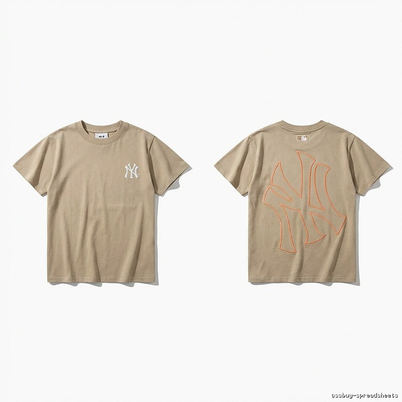MLB retro style khaki T-shirt