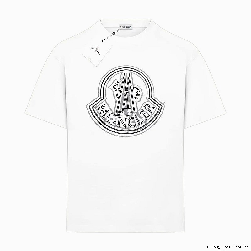 Moncler classic and simple style white T-shirt
