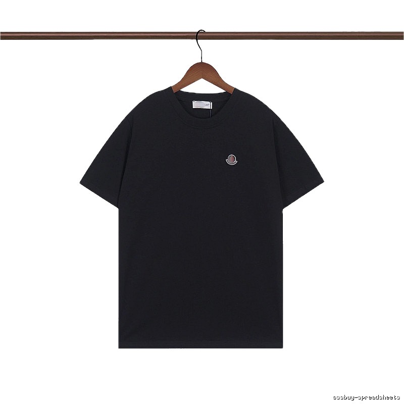 Moncler Classic Minimalist Style Black Short-sleeve T-shirt