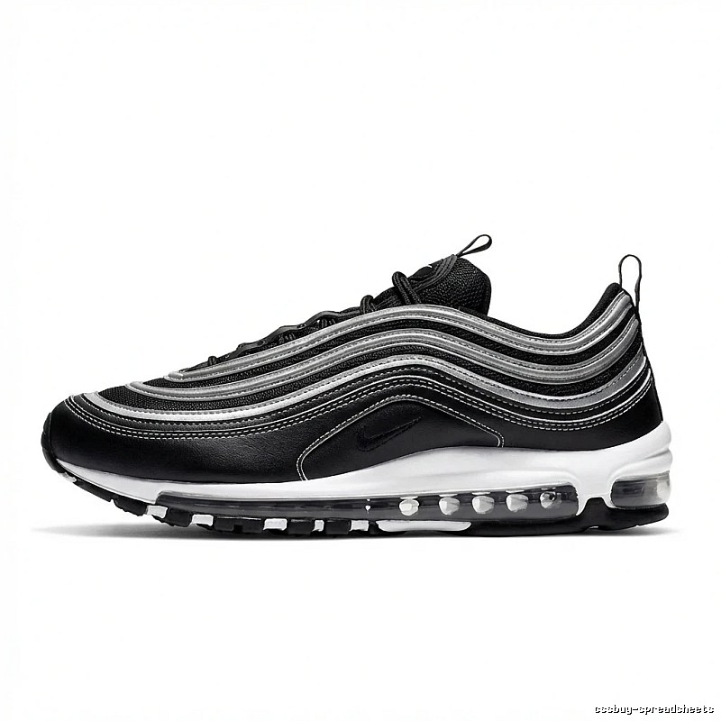 Nike Air Max 97 Black and White Trendy Sneakers