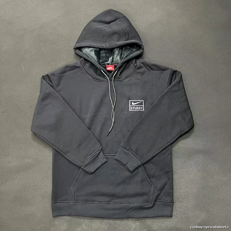 Nike Gray Zip Hoodie Smart Casual Swoosh
