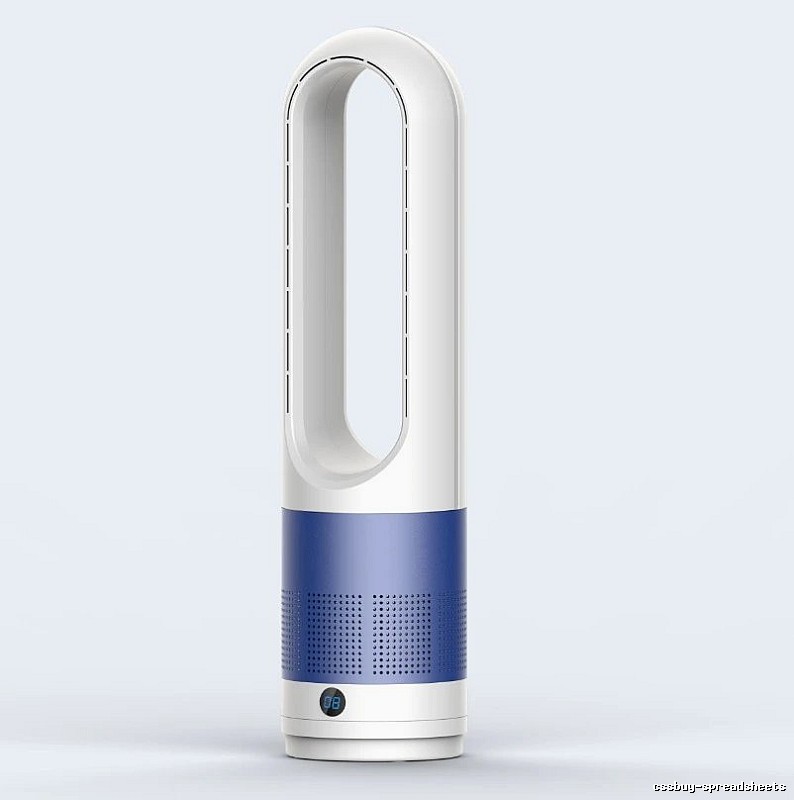 Quiet Room Bladeless Tower Fan 18-inch Single-cooling Version