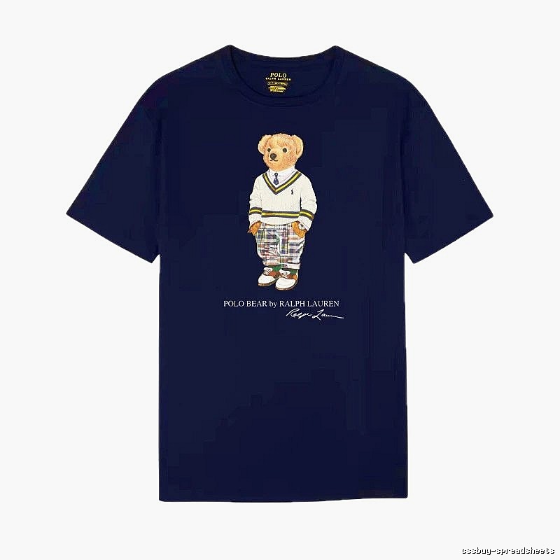 Ralph Lauren Bear Trend Brand Sapphire Blue T-shirt