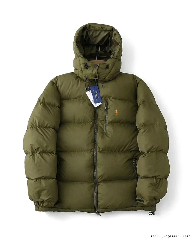 Ralph Lauren Polo Military Green Trendy Down Jacket