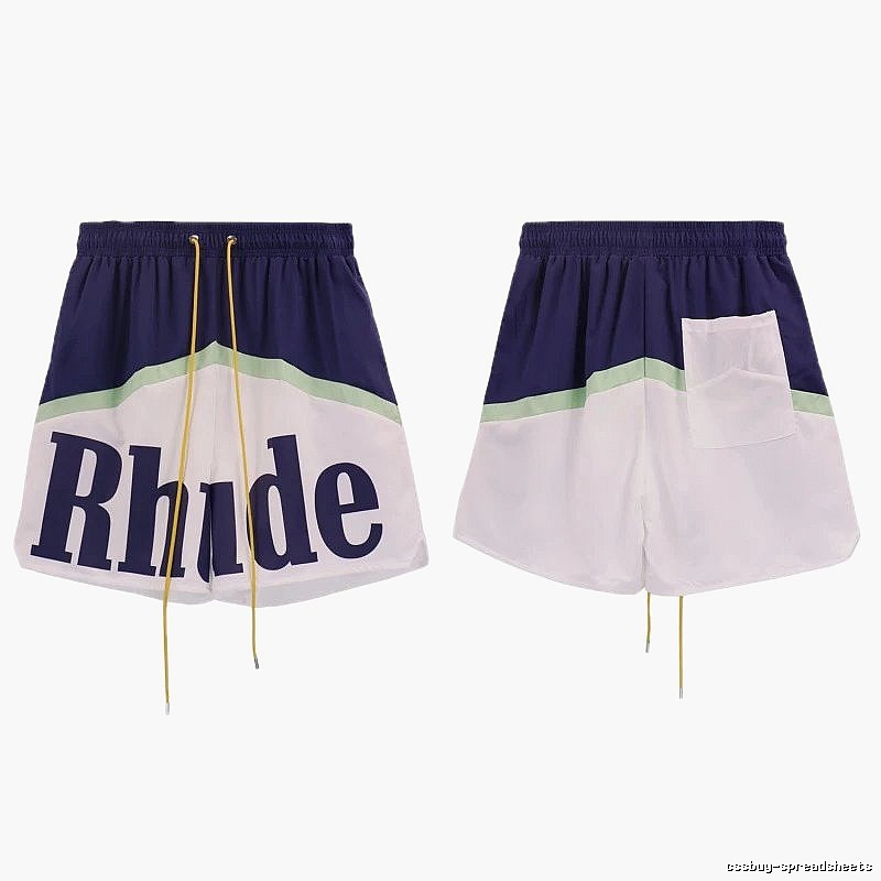 RHUDE Color-Block Sports Shorts