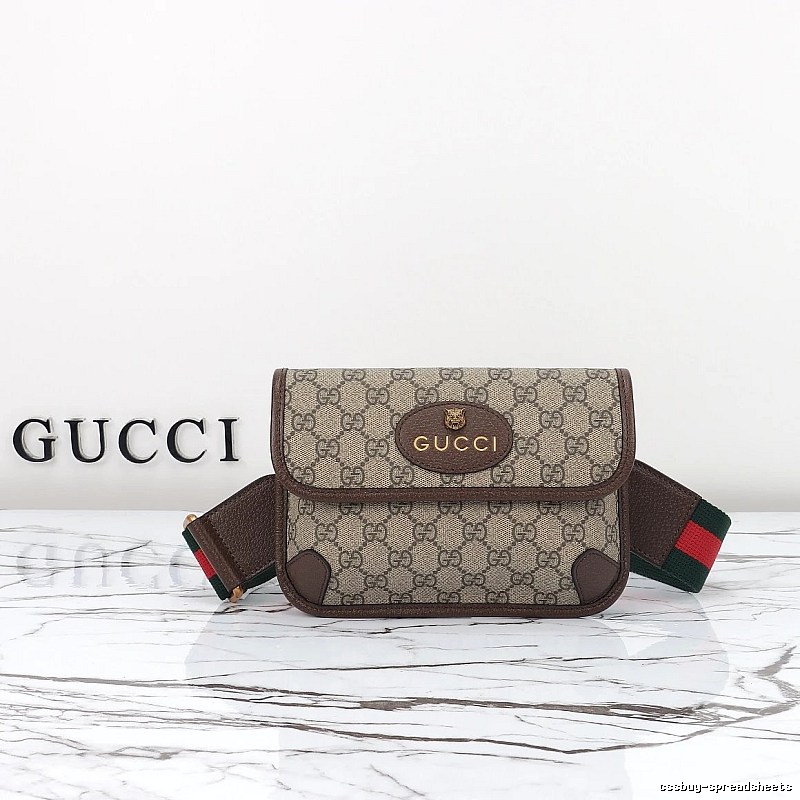 Shoulder Bag by Gucci with Beige GG Flap Shoulder Bag