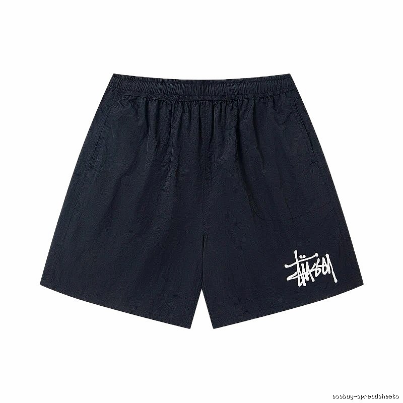 Stussy Classic Graffiti Street Style Black Shorts