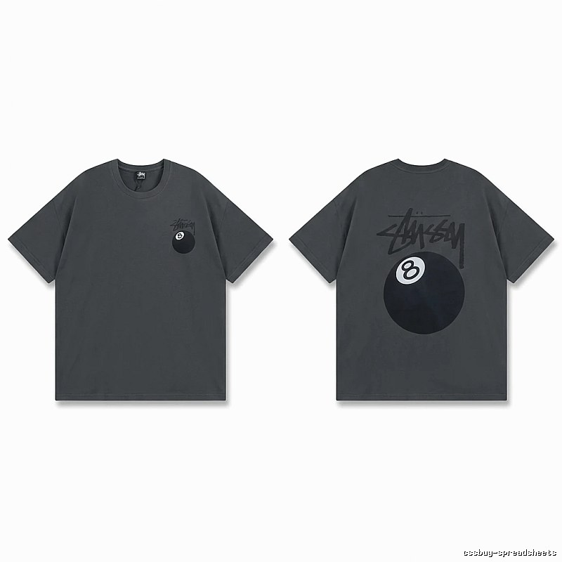 Stussy No.8 Retro Black T-shirt