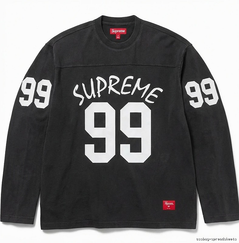 Supreme 99 Series Sporty Black T-shirt