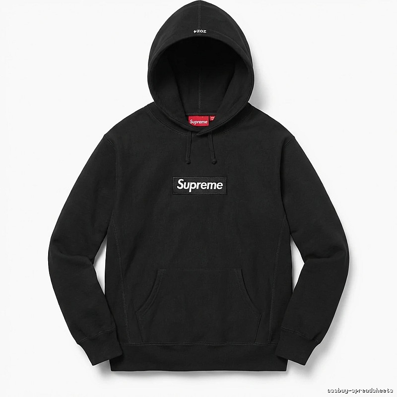 Supreme basic black hoodie