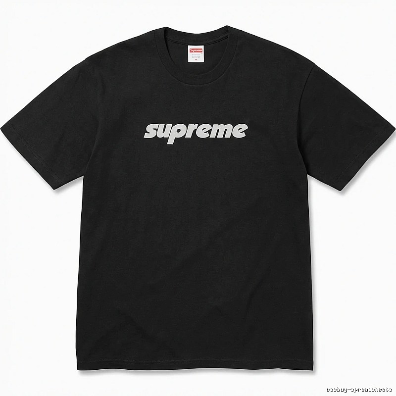 Supreme basic simple black T-shirt