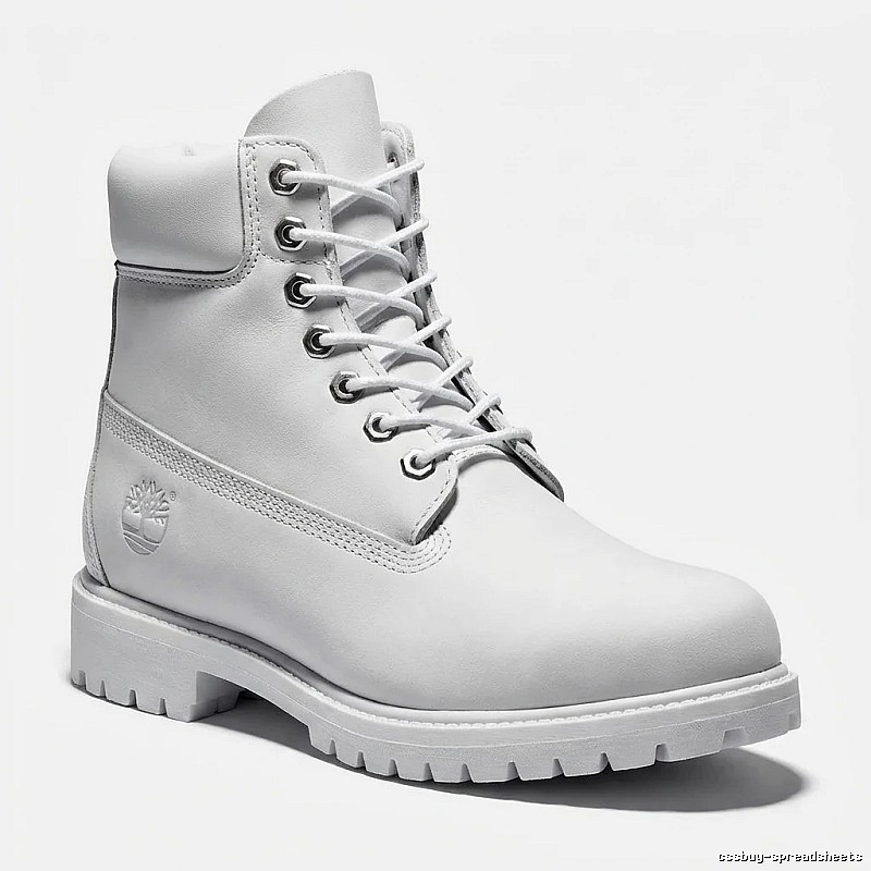 Timberland classic white work boots