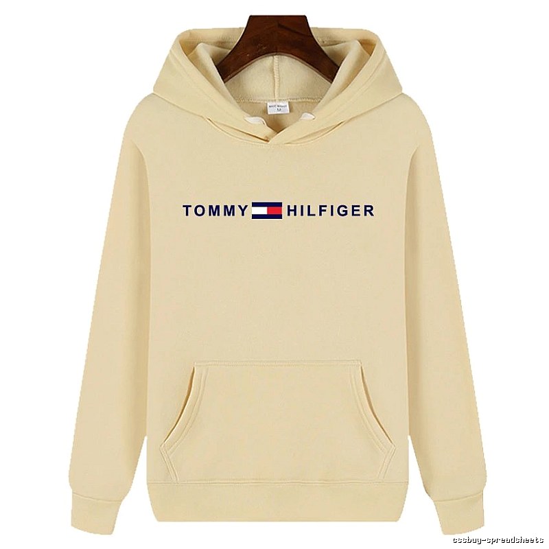 Tommy Hilfiger Patterned Logo hoodie White Tommy Hilfiger with Polished Detail