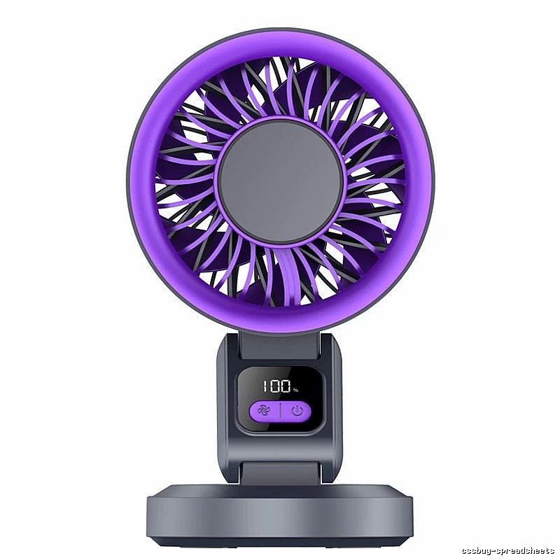 Travel Cooling Desktop Cooling Fan Gray Standard Airflow
